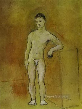 パブロ・ピカソ Painting - 若いヌード 1906 年キュビスト パブロ・ピカソ